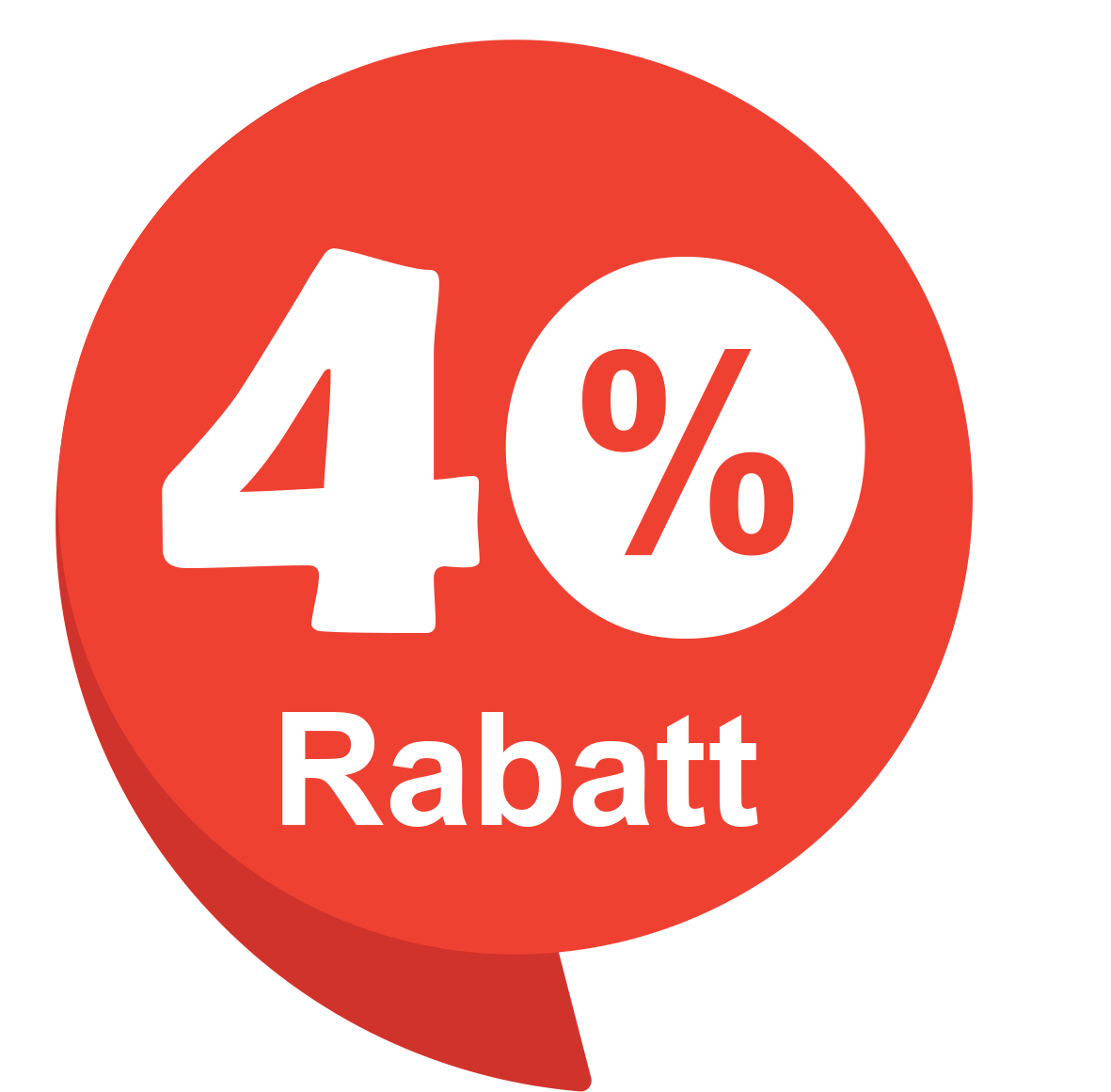 40% Rabatt