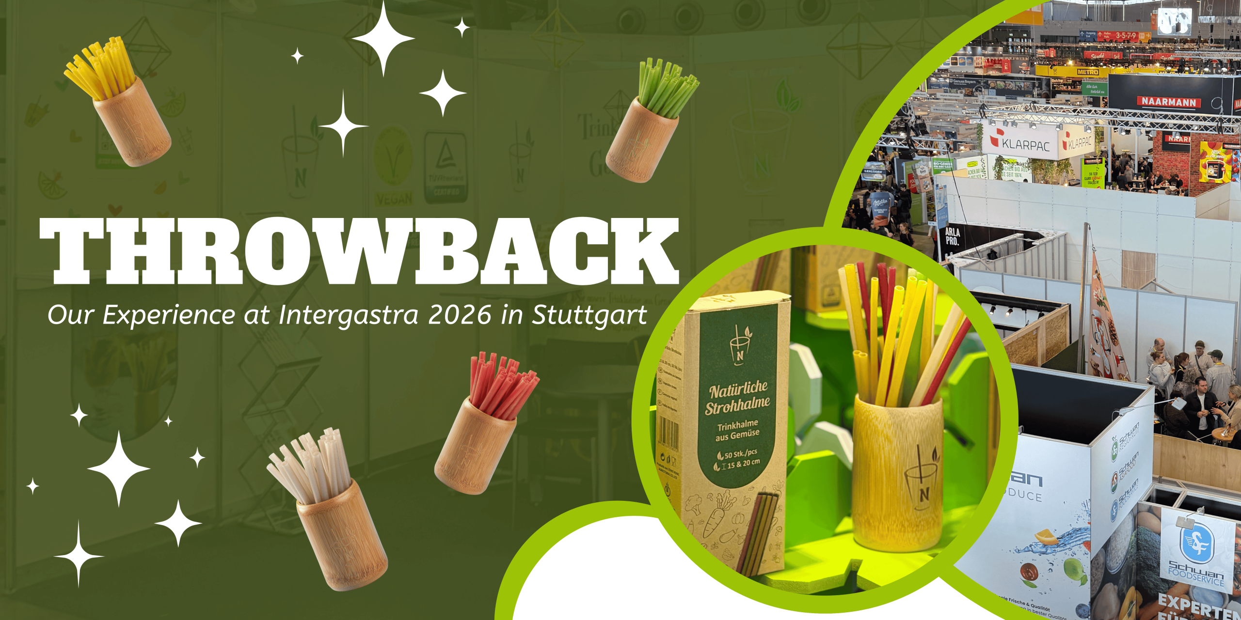 Vegetable Drinking Straws at Intergastra 2026: A Review of Innovation