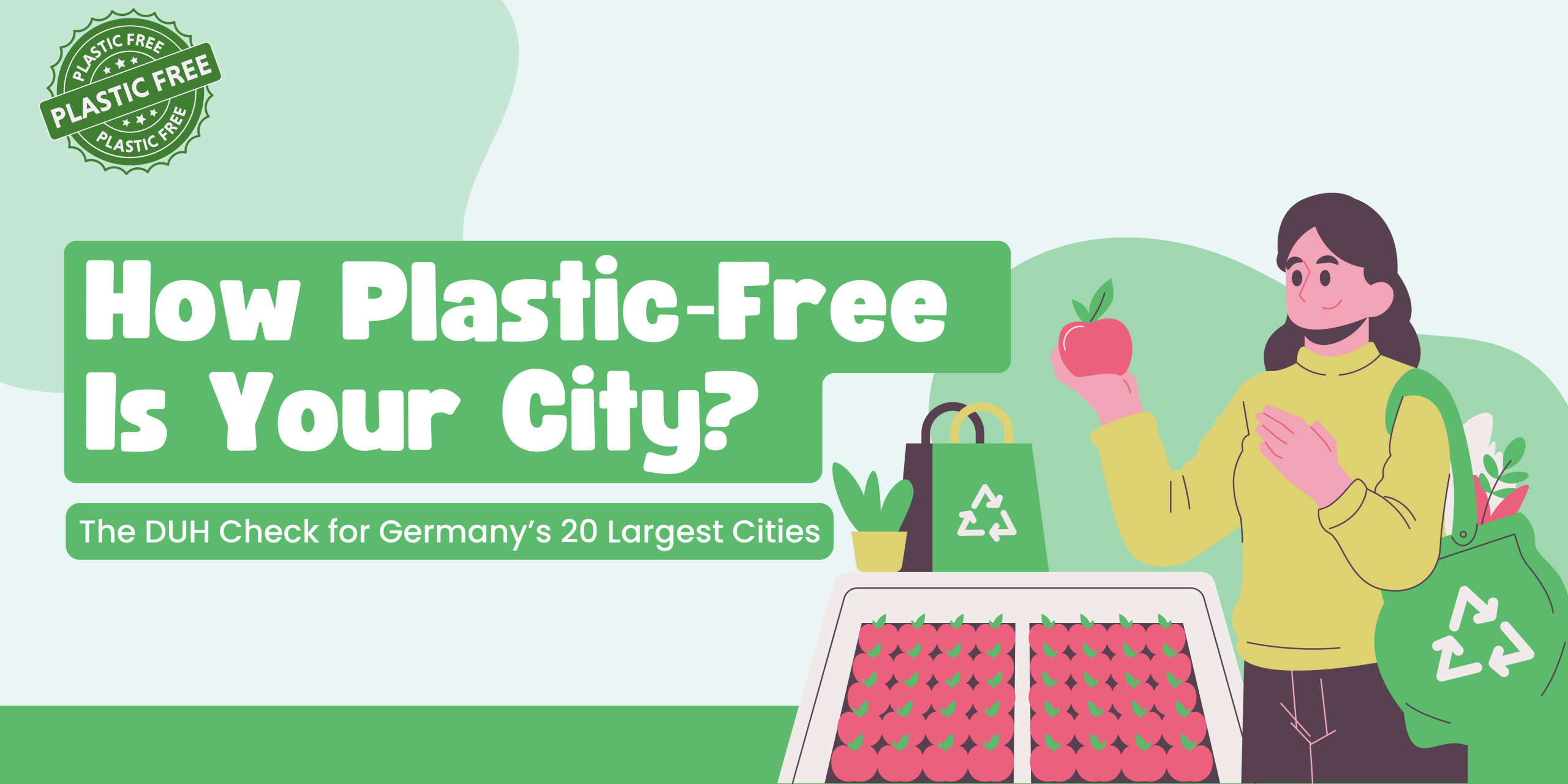 Plastic-Free City? How Natural Straws Support the DUH Check